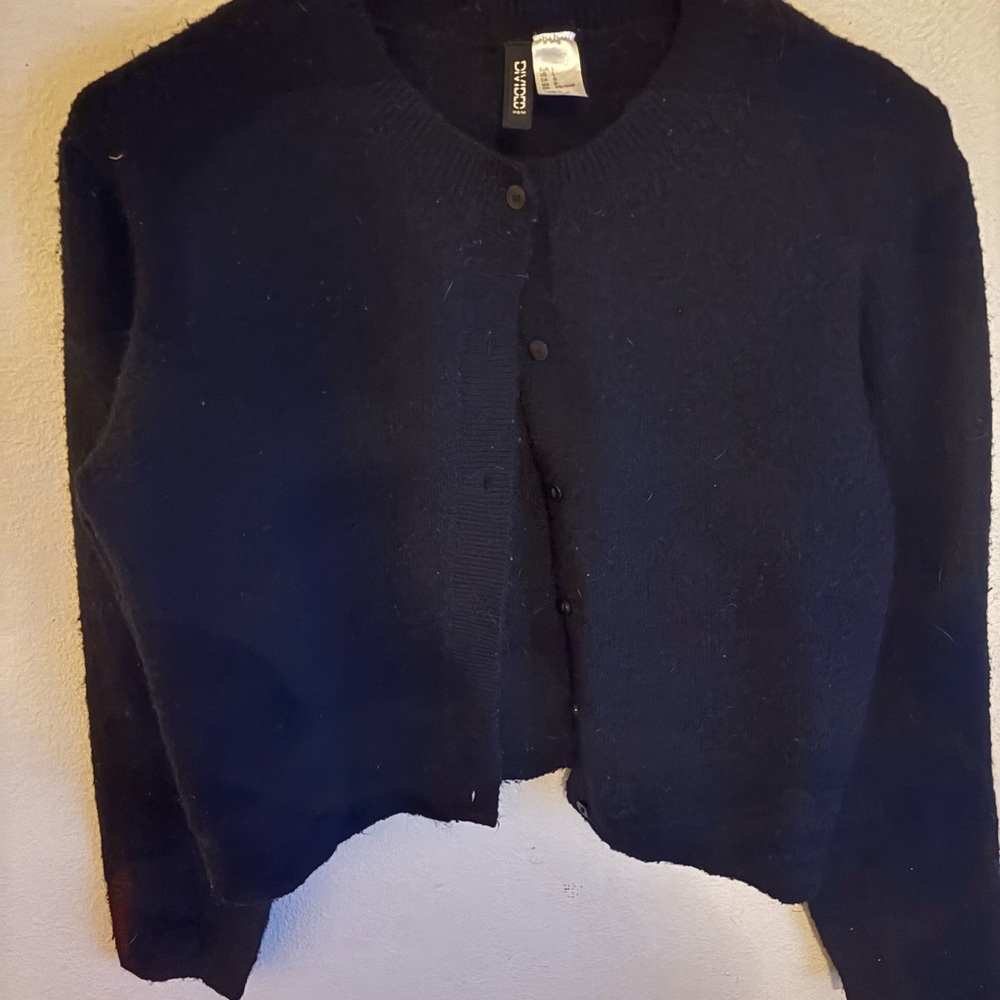 H&M Black Women's Cardigan Sweater